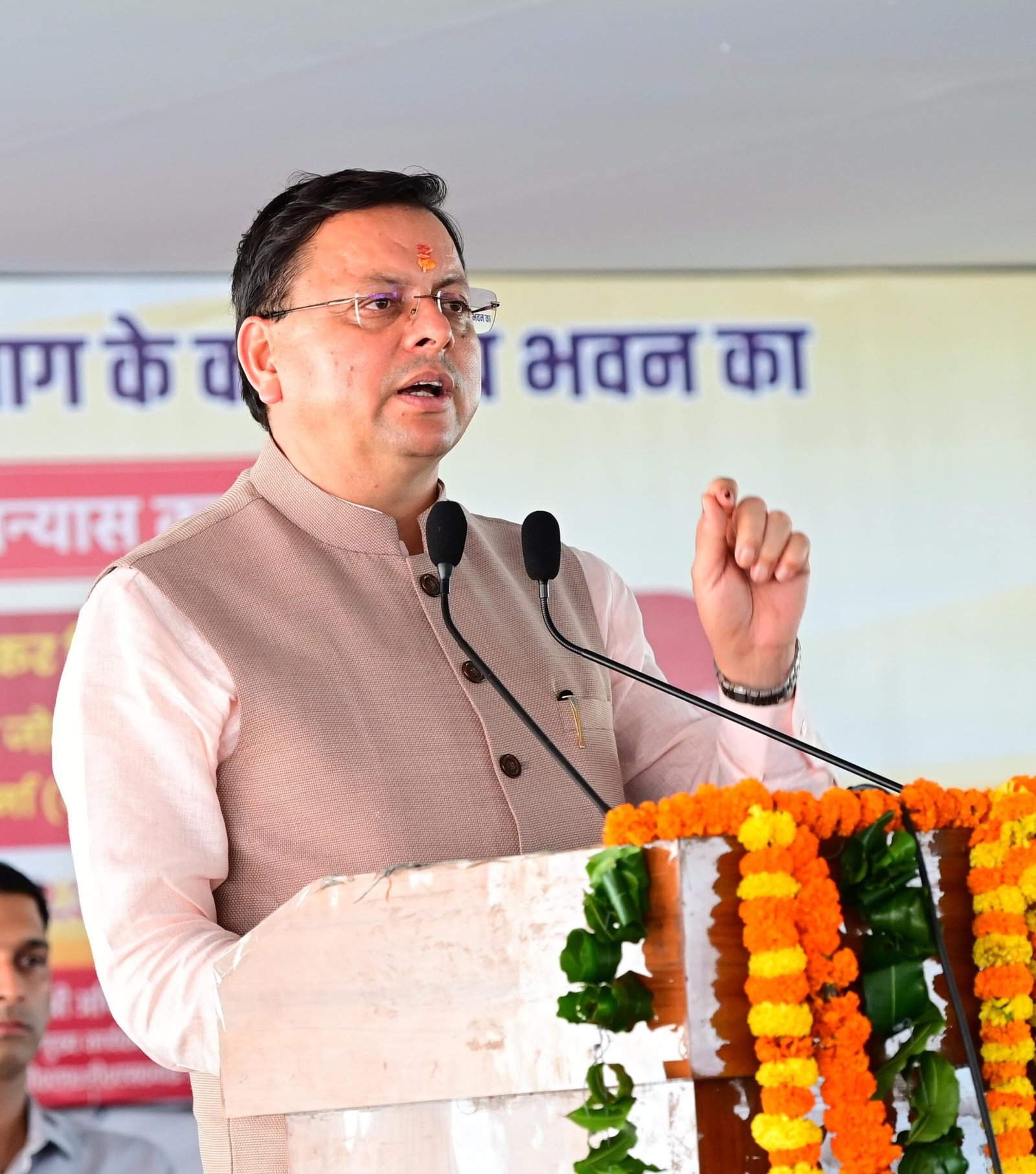 मुख्यमंत्री ने देहरादून में ₹58.32 करोड़ लागत से बनने वाले ग्राम्य विकास भवन का शिलान्यास किया